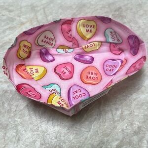 Longaberger Pink Heart Print Basket Liner